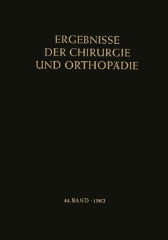 Ergebnisse der Chirurgie und Orthopädie (eBook, PDF) - Bauer, Karl Heinrich; Brunner, Alfred; Lindemann, Kurt