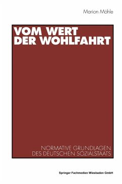 Vom Wert der Wohlfahrt (eBook, PDF) - Möhle, Marion