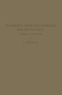 Nahrung und Ernährung des Menschen (eBook, PDF) - König, J.