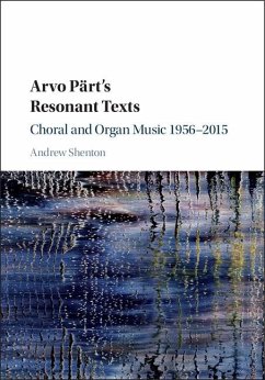 Arvo Part's Resonant Texts (eBook, ePUB) - Shenton, Andrew