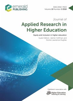 Cover Equity and Inclusion in Higher Education (eBook, PDF)
