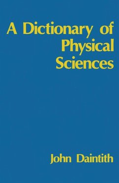 Cover A Dictionary of Physical Sciences (eBook, PDF)