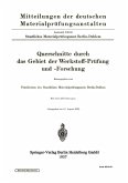Querschnitte durch das Gebiet der Werkstoff-Prüfung und -Forschung (eBook, PDF)