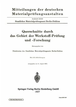 Querschnitte durch das Gebiet der Werkstoff-Prüfung und -Forschung (eBook, PDF) - Loparo, Kenneth A.