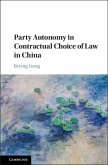 Party Autonomy in Contractual Choice of Law in China (eBook, ePUB)