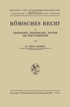 Römisches Recht (eBook, PDF) - Schwind, Freiherr Fritz Von