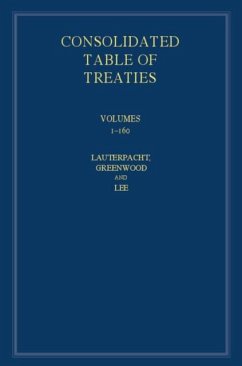 International Law Reports, Consolidated Table of Treaties (eBook, PDF)