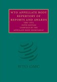 WTO Appellate Body Repertory of Reports and Awards (eBook, ePUB)