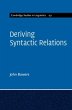 Deriving Syntactic Relations (eBook,... - Bild 1
