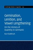 Gemination, Lenition, and Vowel Lengthening: Volume 157 (eBook, PDF)