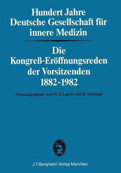Hundert Jahre Deutsche Gesellschaft für innere Medizin (eBook, PDF)