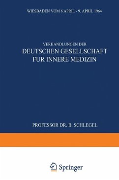 Cover Verhandlungen der Deutschen Gesellschaft für Innere Medizin (eBook, PDF)