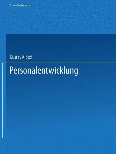 Personalentwicklung (eBook, PDF) Personalentwicklung (eBook, PDF)