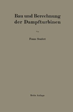 Cover Bau und Berechnung der Dampfturbinen (eBook, PDF)