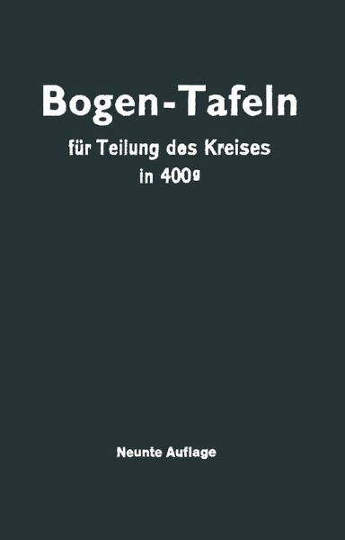 Taschenbuch zum Abstecken von Kreisbogen (eBook, PDF) Taschenbuch zum Abstecken von Kreisbogen (eBook, PDF)