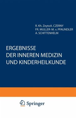 Cover Ergebnisse der Inneren Medizin und Kinderheilkunde (eBook, PDF)