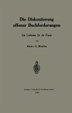 Die Diskontierung offener Buchforderungen (eBook, PDF)