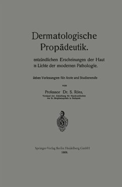 Dermatologische Propädeutik (eBook, PDF) - Róna, Samuel