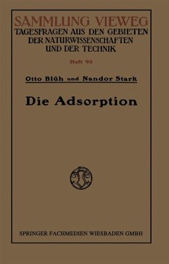 Die Adsorption (eBook, PDF) - Blüh, Otto