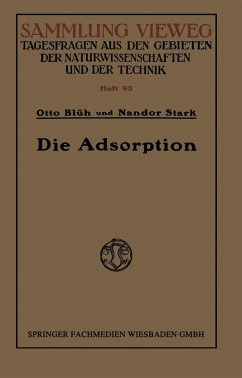 Die Adsorption (eBook, PDF) Cover Die Adsorption (eBook, PDF)