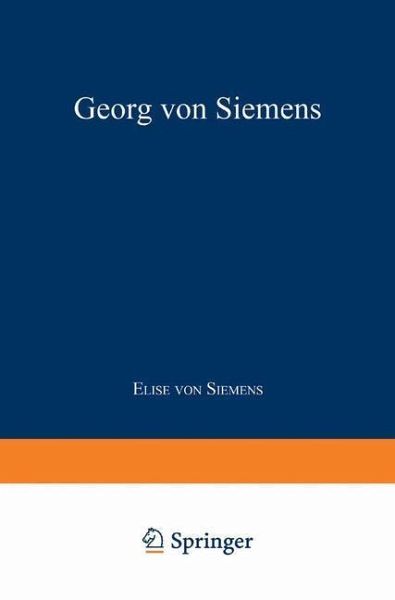 Georg von Siemens (eBook, PDF) Georg von Siemens (eBook, PDF)