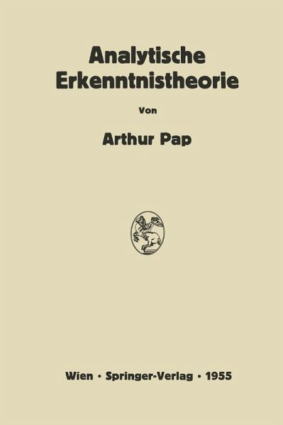 Analytische Erkenntnistheorie (eBook, PDF) Analytische Erkenntnistheorie (eBook, PDF)