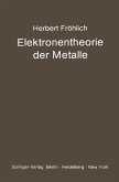 Elektronentheorie der Metalle (eBook, PDF)