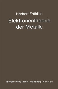 Elektronentheorie der Metalle (eBook, PDF) - Fröhlich, H.