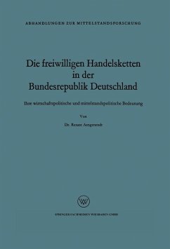 Die freiwilligen Handelsketten in der Bundesrepublik Deutschland (eBook, PDF) - Aengenendt, Renate