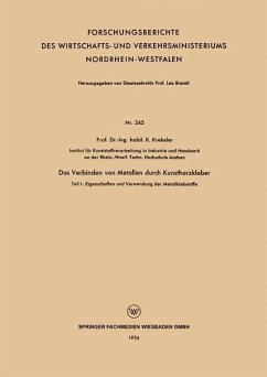 Cover Das Verbinden von Metallen durch Kunstharzkleber (eBook, PDF)