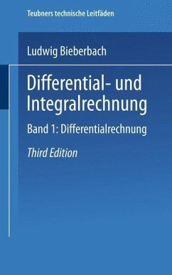 Differential- und Integralrechnung (eBook, PDF) - Bieberbach, Ludwig