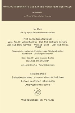 Freizeitschule (eBook, PDF)
