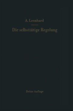 Cover Die selbsttätige Regelung (eBook, PDF)