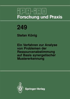 Ein Verfahren zur Analyse von Problemen der Ressourcenabstimmung auf Basis synergetischer Mustererkennung (eBook, PDF) - König, Stefan