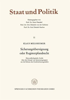 Sicherungsübereignung oder Registerpfandrecht (eBook, PDF) - Melsheimer, Klaus
