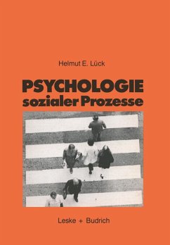 Cover Psychologie sozialer Prozesse (eBook, PDF)