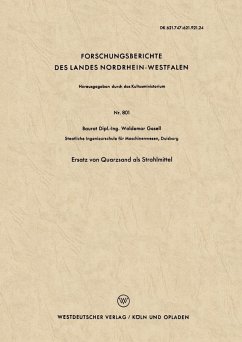 Ersatz von Quarzsand als Strahlmittel (eBook, PDF) - Gesell, Waldemar