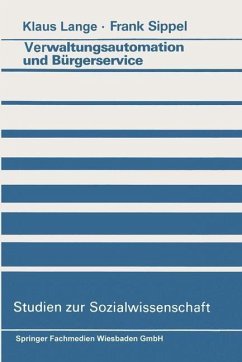 Verwaltungsautomation und Bürgerservice (eBook, PDF) - Lange, Klaus