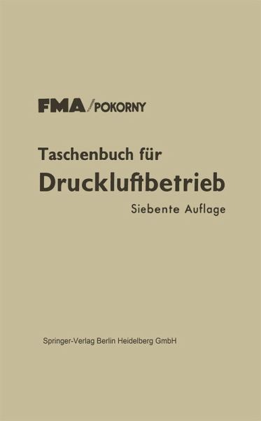 Taschenbuch für Druckluftbetrieb (eBook, PDF)