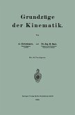 Grundzüge der Kinematik (eBook, PDF)