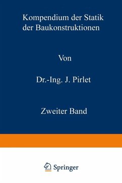 Kompendium der Statik der Baukonstruktionen (eBook, PDF) - Pirlet, Josef