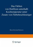 Das Färben von Hutfilzen unterhalb Kochtemperatur unter Zusatz von Färbebeschleuniger (eBook, PDF)