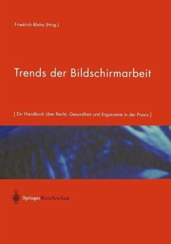 Cover Trends der Bildschirmarbeit (eBook, PDF)