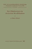 Der Filialbetrieb der deutschen Kreditbanken (eBook, PDF)
