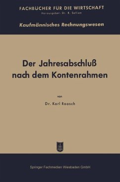 Cover Der Jahresabschluß nach dem Kontenrahmen und die DM-Eröffnungsbilanz (eBook, PDF)