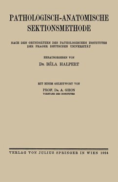 Pathologisch-anatomische Sektionsmethode (eBook, PDF) - Ghon, A.