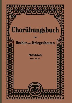 Cover Chorübungsbuch für höhere Mädchenschulen (eBook, PDF)