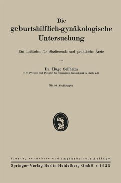 Cover Die geburtshilflich-gynäkologische Untersuchung (eBook, PDF)
