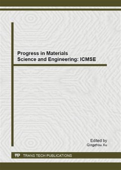 Progress in Materials Science and Engineering: ICMSE 2013 (eBook, PDF)