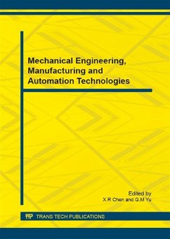 Cover Mechanical Engineering, Manufacturing and Automation Technologies (eBook, PDF)